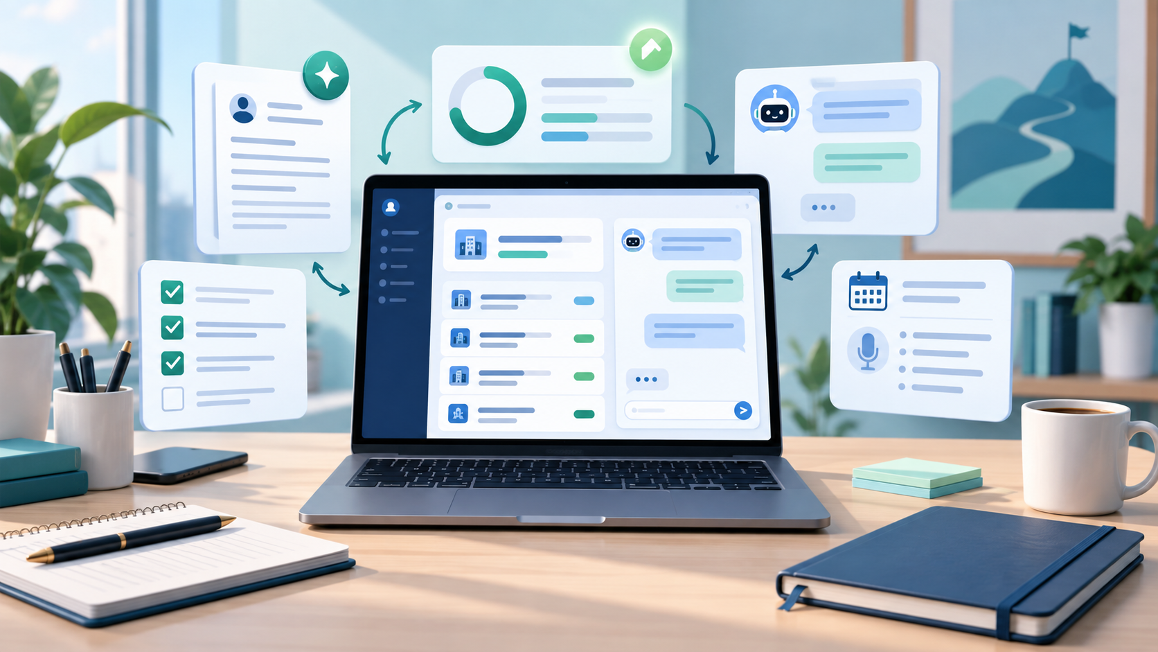 CareerPocket AI job-search workflow dashboard with scoring, chat, tracking, and interview notes
